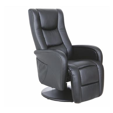 Vstyle Opal 177420 Naslanjač z masažo, črna, sintetično usnje, plastika 85-106x68x68