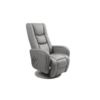Vstyle Opal 177420 reclining massage chair, gray, synthetic leather, plastic, 85-106 x 68 x 68 cm.