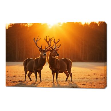 Obraz 120x80cm na Plátně Do Obývacího Pokoje Ložnice Panorama Jelena