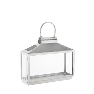 Nilak Srebrni Metalni Fenjer 34x11x27,5 cm