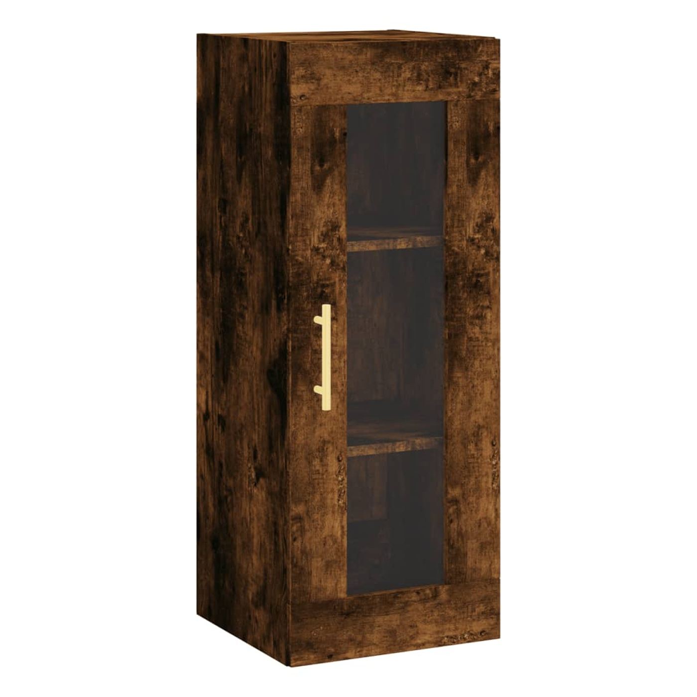 Visoka ormar, dimljeni hrast, 34,5x34x180 cm, obrađeno drvo - 7