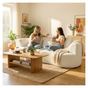 Canapea 3 Locuri, Canapea Modulară 260 cm Fără Structură cu Șezut Generos, Pernă Groasă și 3 Perne, Sofa Comprimată Modernă din thumbnail 2