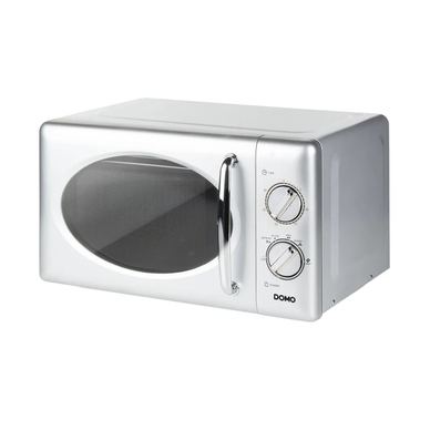Cuptor cu microunde Retro, DOMO, 25 litri, argintiu