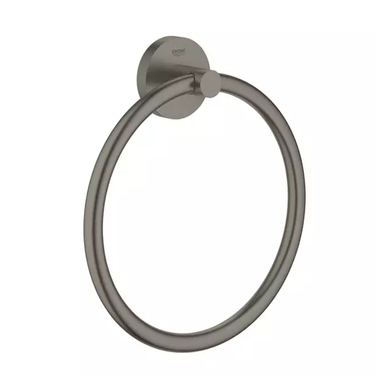 Inel prosop Grohe 40365AL1, Essentials, 180 mm, fixare ascunsă, mat, grafit