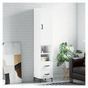 Visoki ormar, bijeli, 34,5x34x180 cm, konstruirano drvo thumbnail 1
