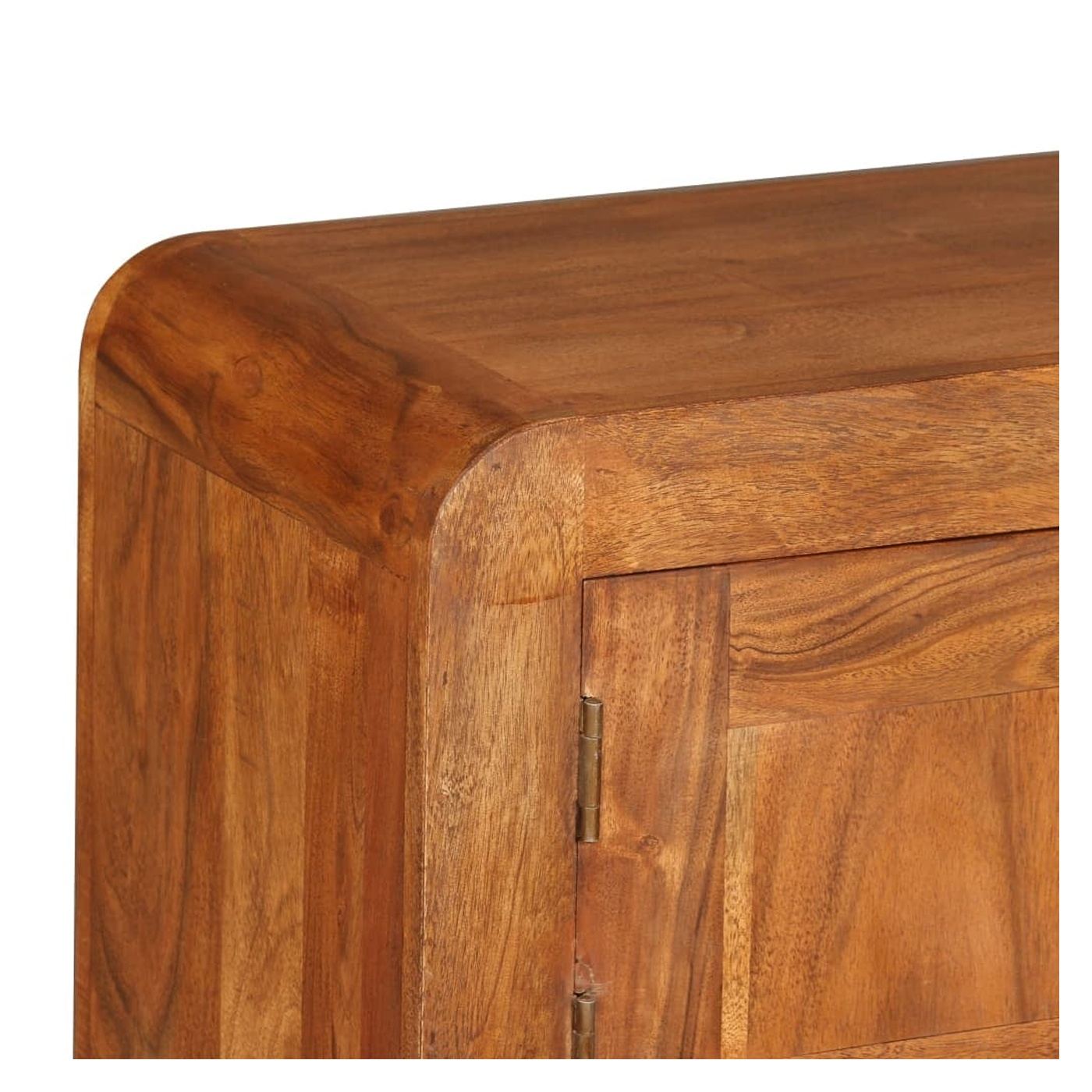 Comodă TV, lemn masiv cu finisaj din sheesham, 120 x 30 x 40 cm - 8