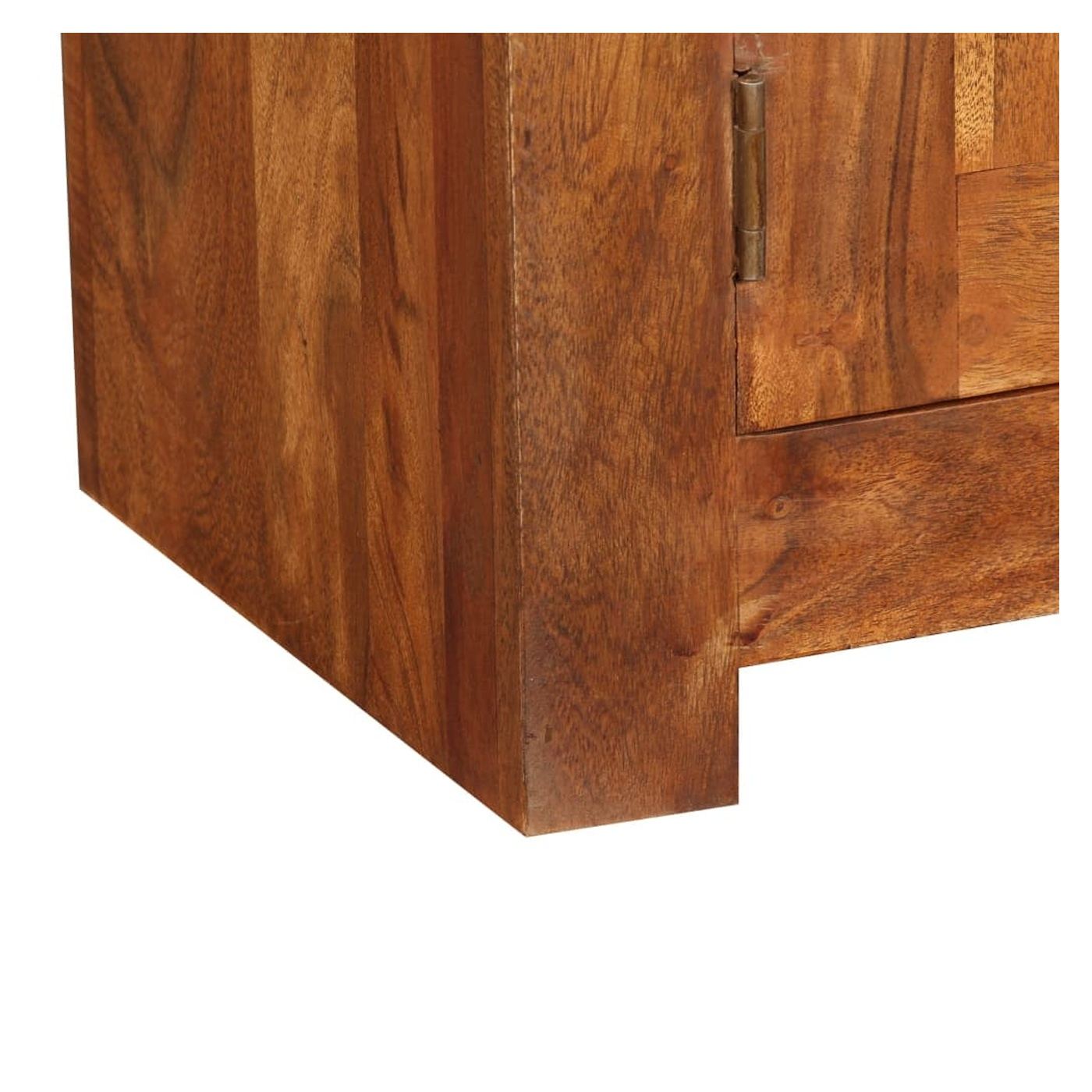 Comodă TV, lemn masiv cu finisaj din sheesham, 120 x 30 x 40 cm - 9