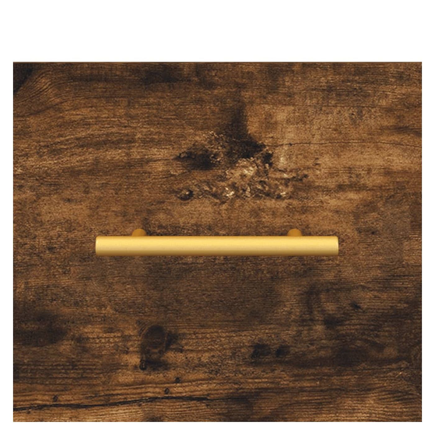 Visoka ormar, dimljeni hrast, 34,5x34x180 cm, obrađeno drvo - 11