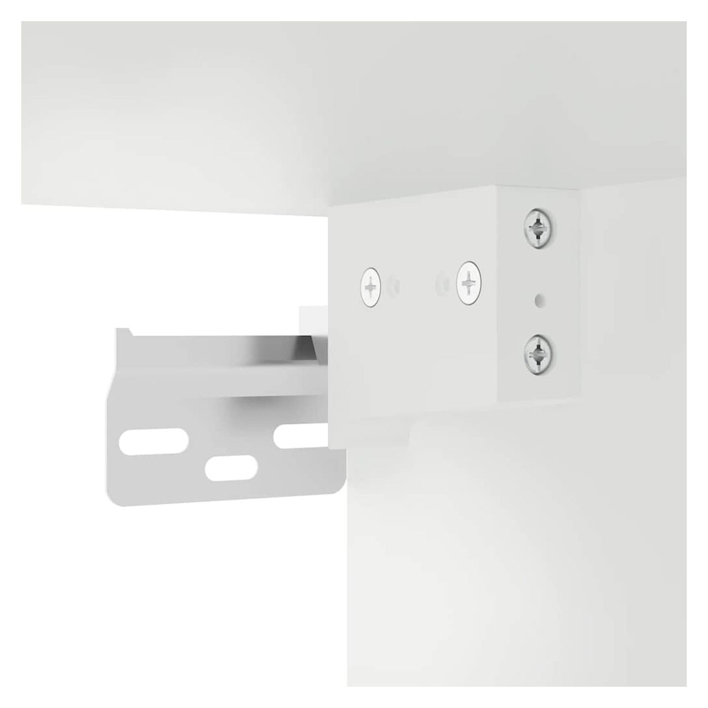 Visoki ormar, bijela, 34,5x34x180 cm, konstruirano drvo - 12