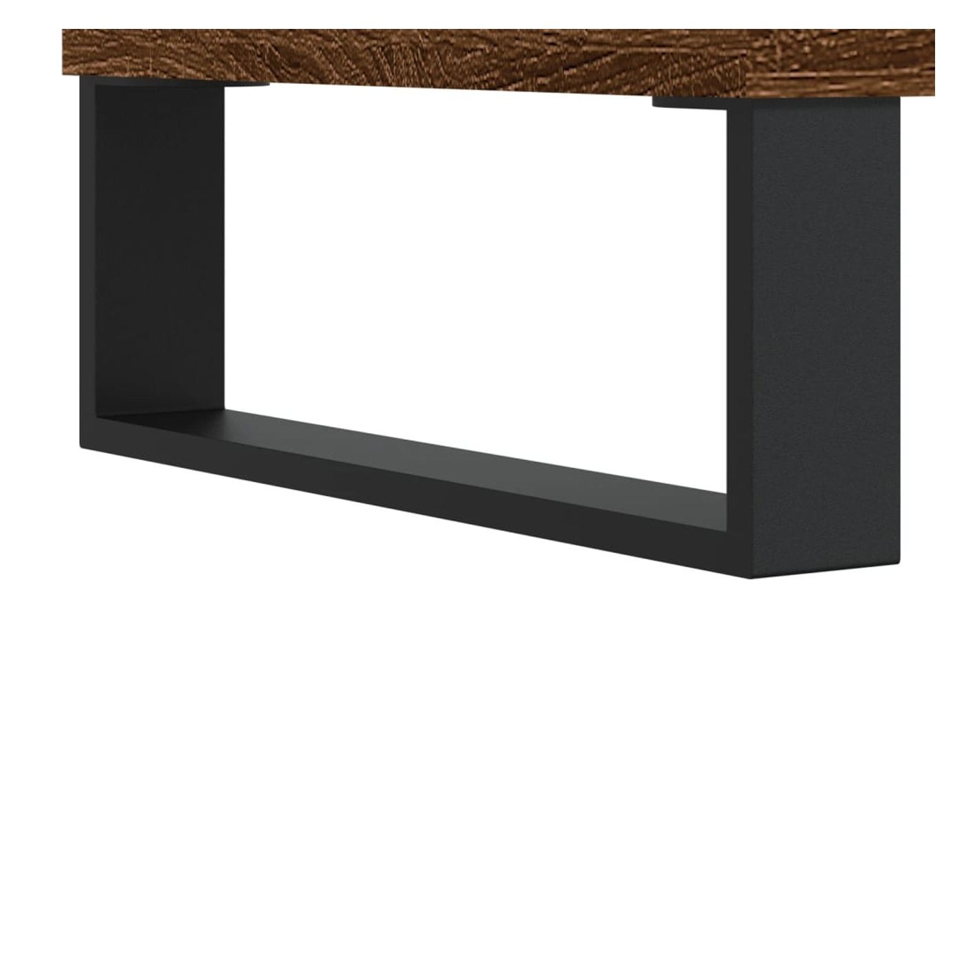 "Komoda, smeđi hrast, 34,5x34x90 cm, kompozitno drvo" - 11