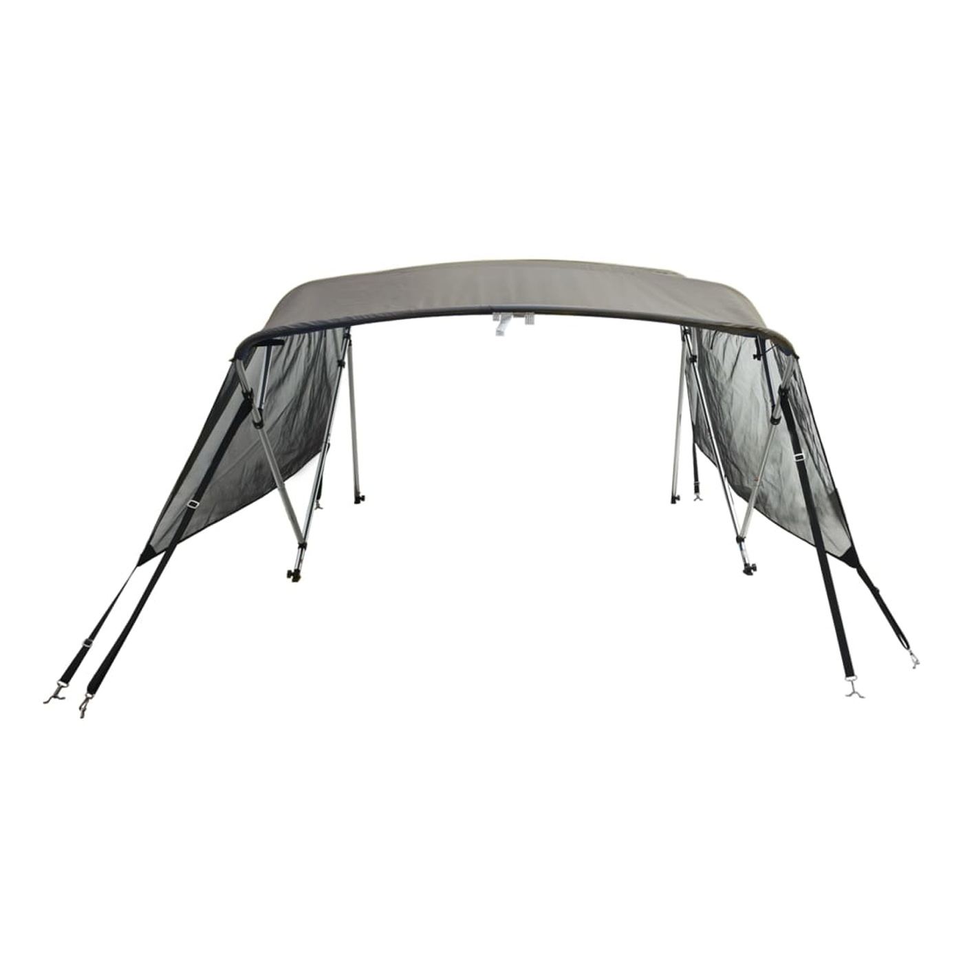 Bimini stříška se 4 oblouky a bočnicemi 243x(230–244)x137 cm - 4
