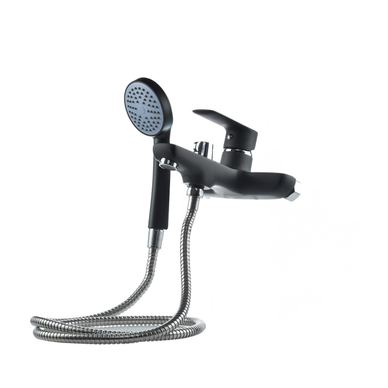 Fürdőkádcsaptelep HI-NON H183-FD-439, fekete, egykaros, kerámiapatron 40 mm