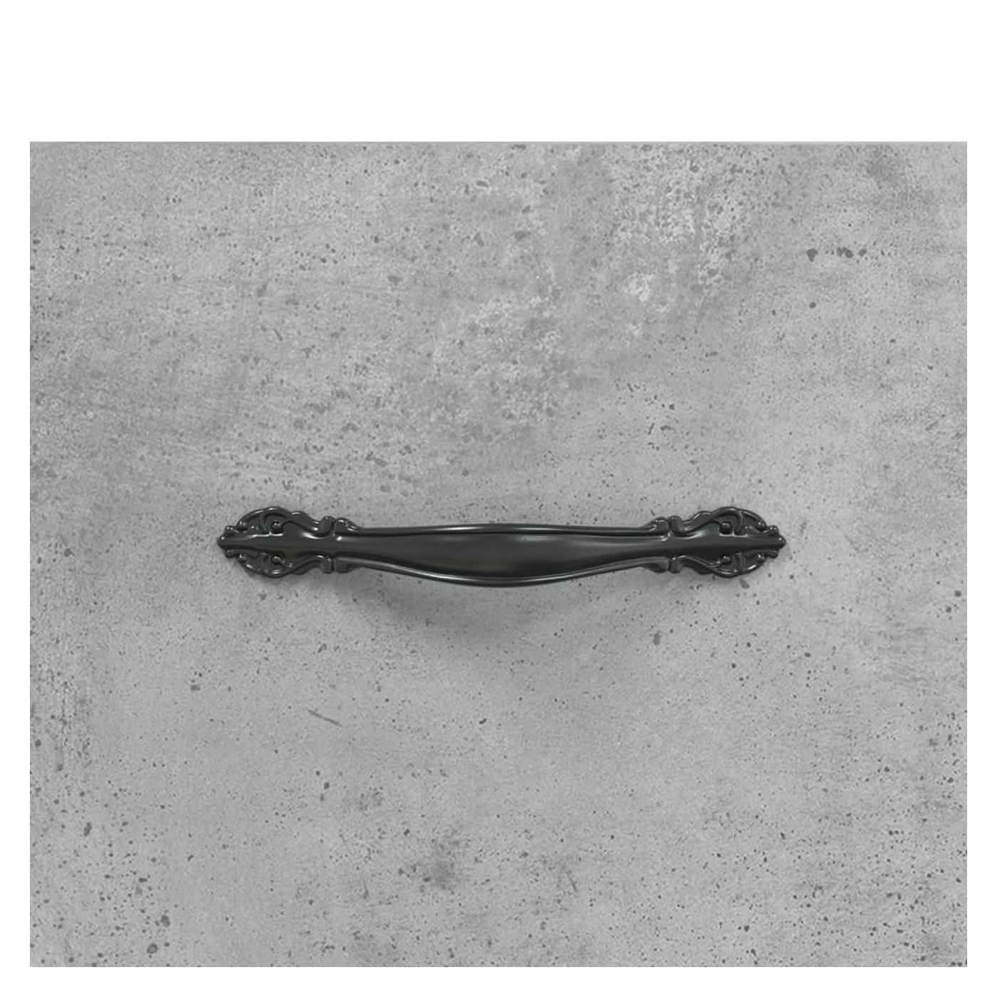 Visoki ormarić, betonsko siva, 69,5x34x180 cm, konstruirano drvo - 11