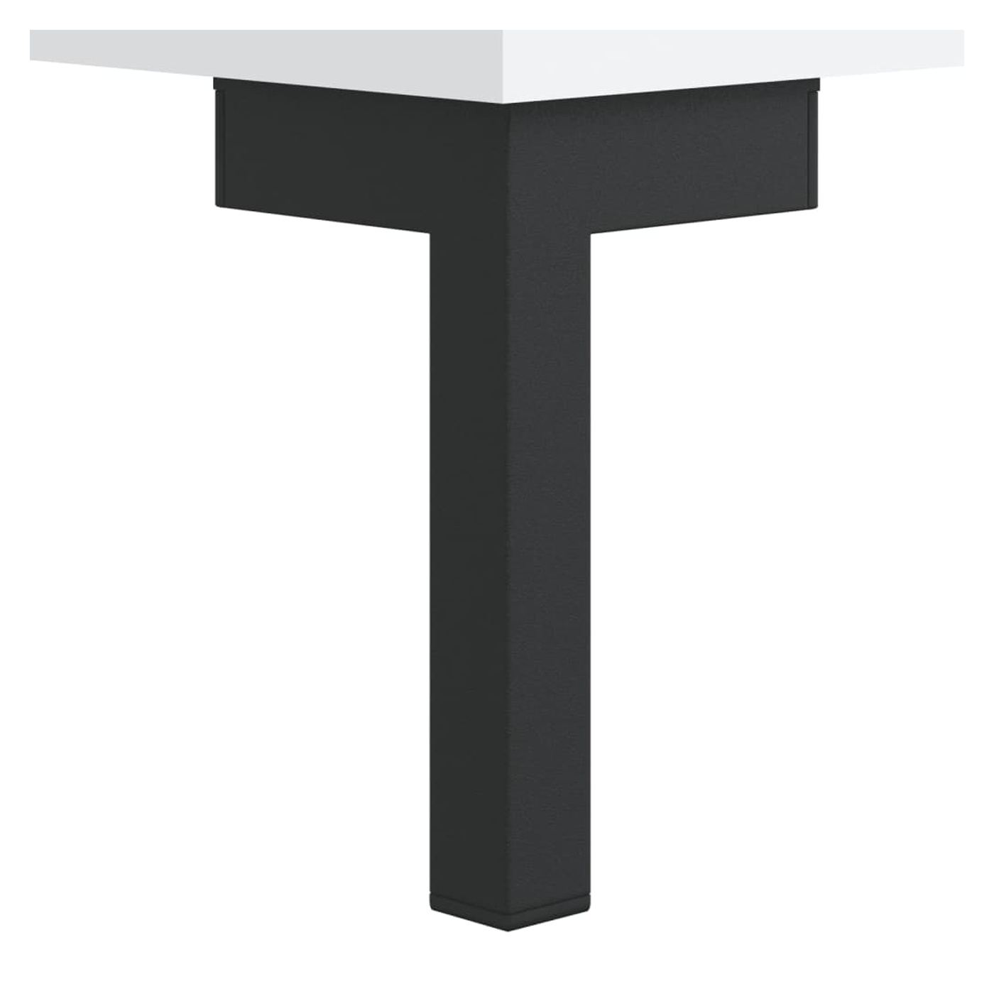 Visoki ormar, bijeli, 34,5x34x180 cm, konstruirano drvo - 11