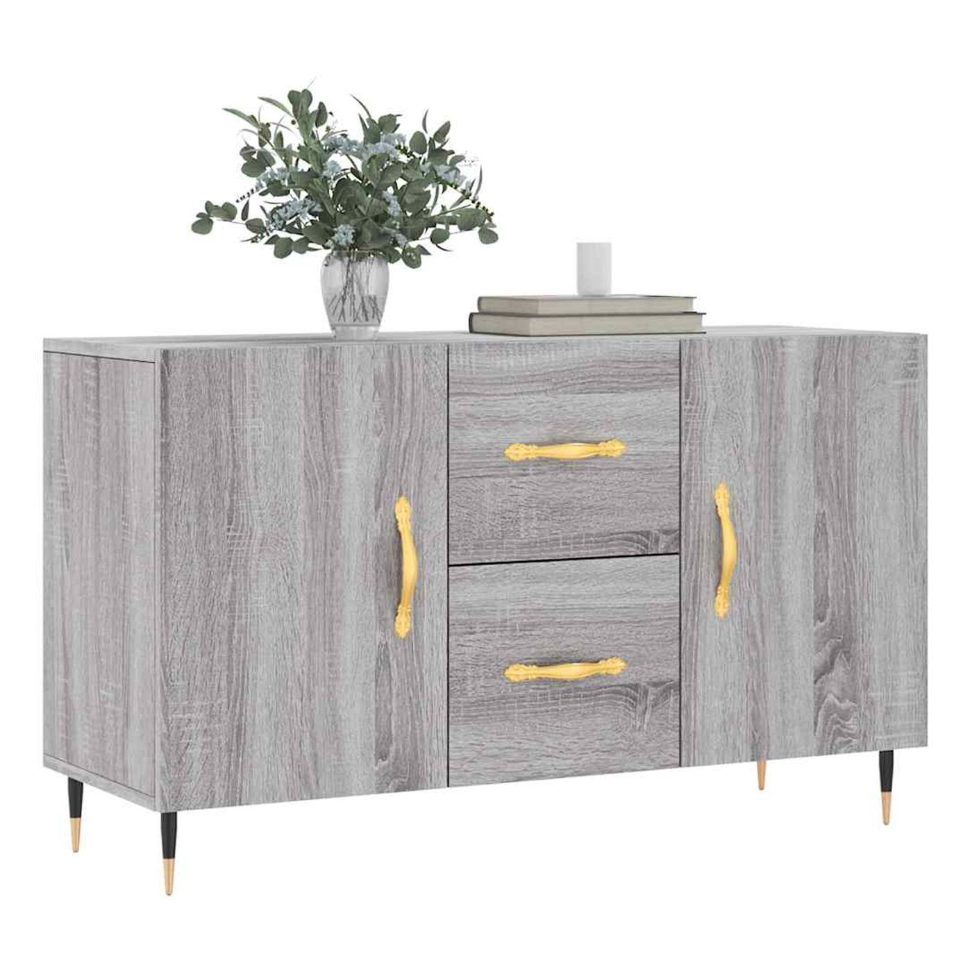 Ormarić, boja hrasta, 100x36x60 cm, konstruirano drvo - 3