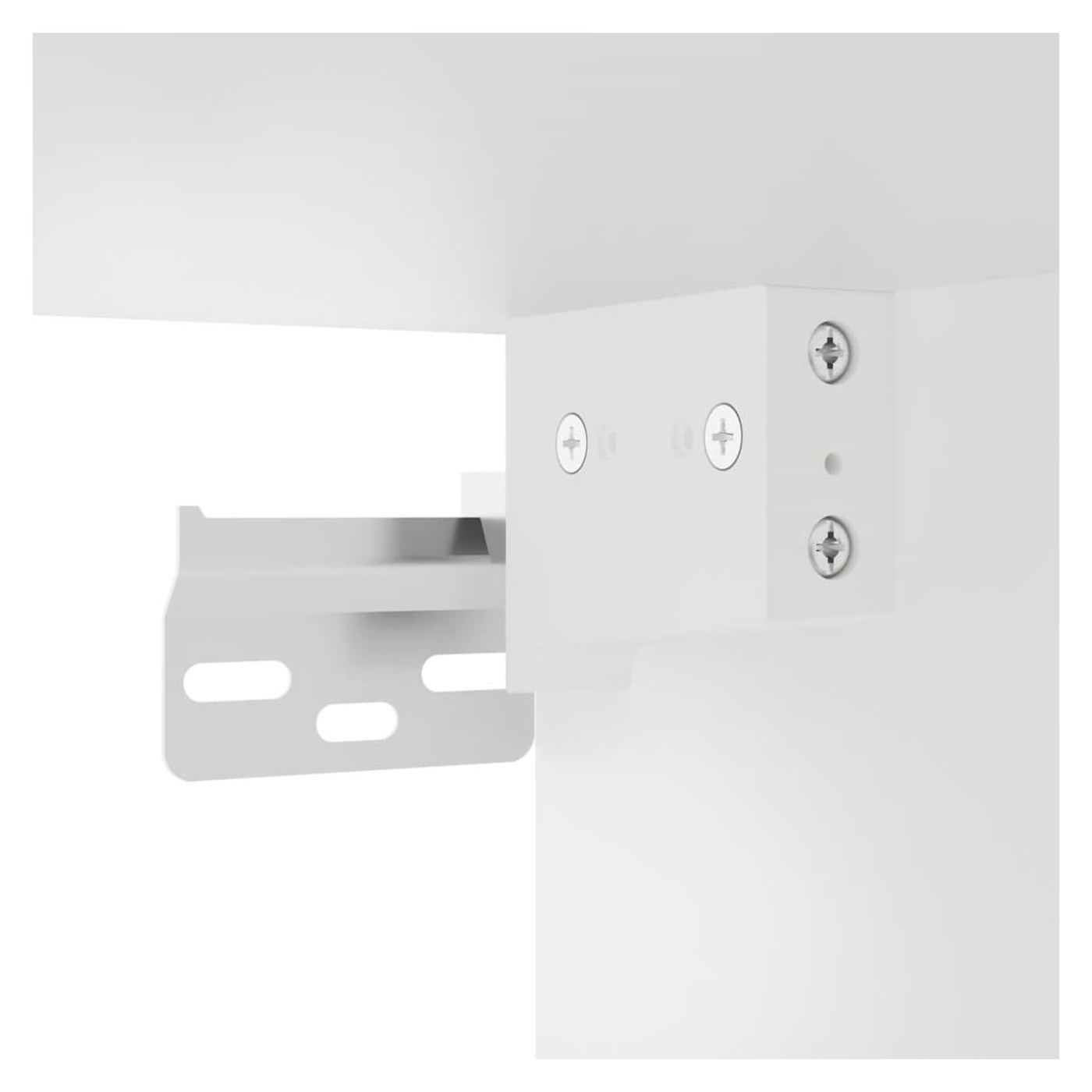 Zidni ormarić, bijeli, 69,5x34x90 cm - 11