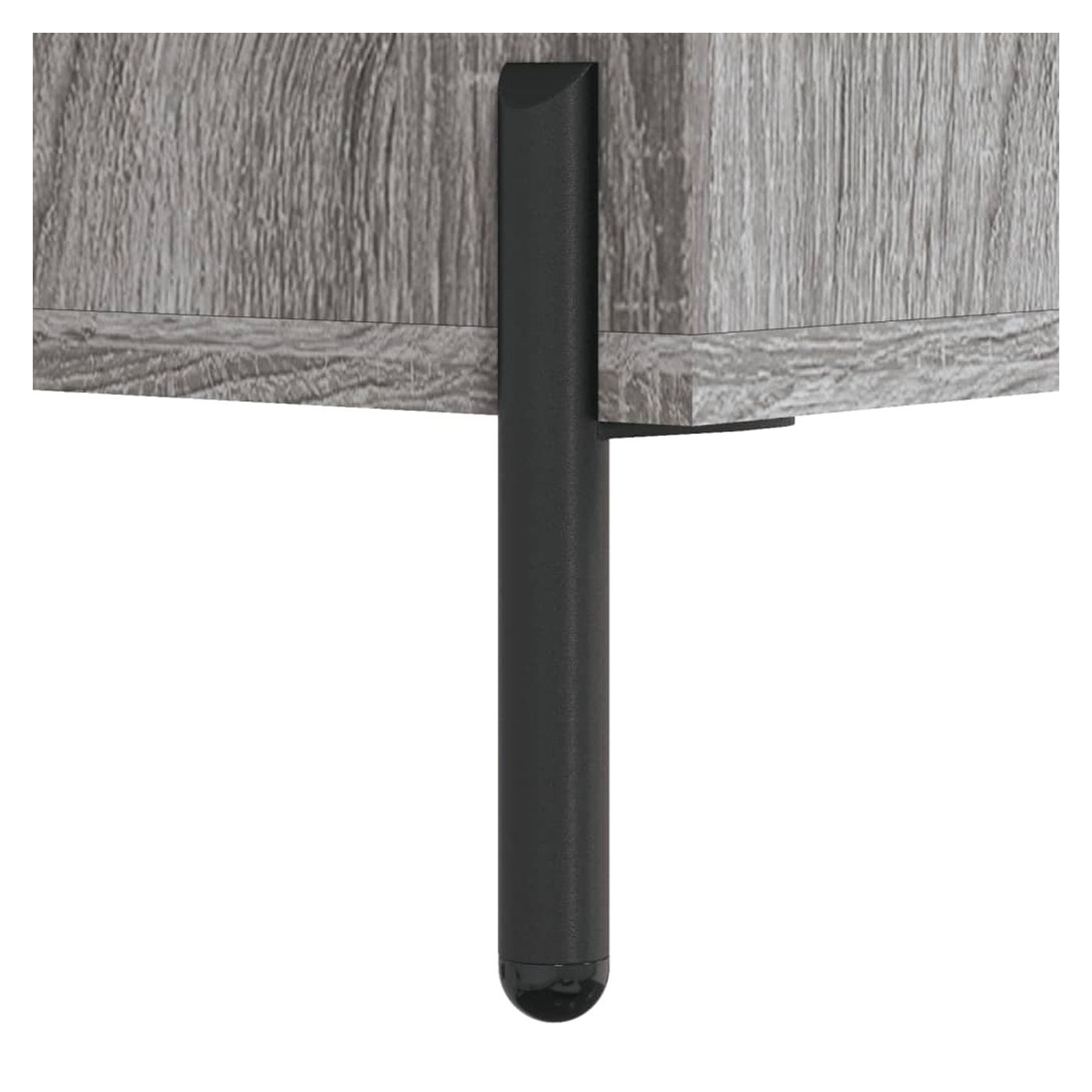 Komoda, siva sonoma, 34,5x34x90 cm, kompozitno drvo - 11