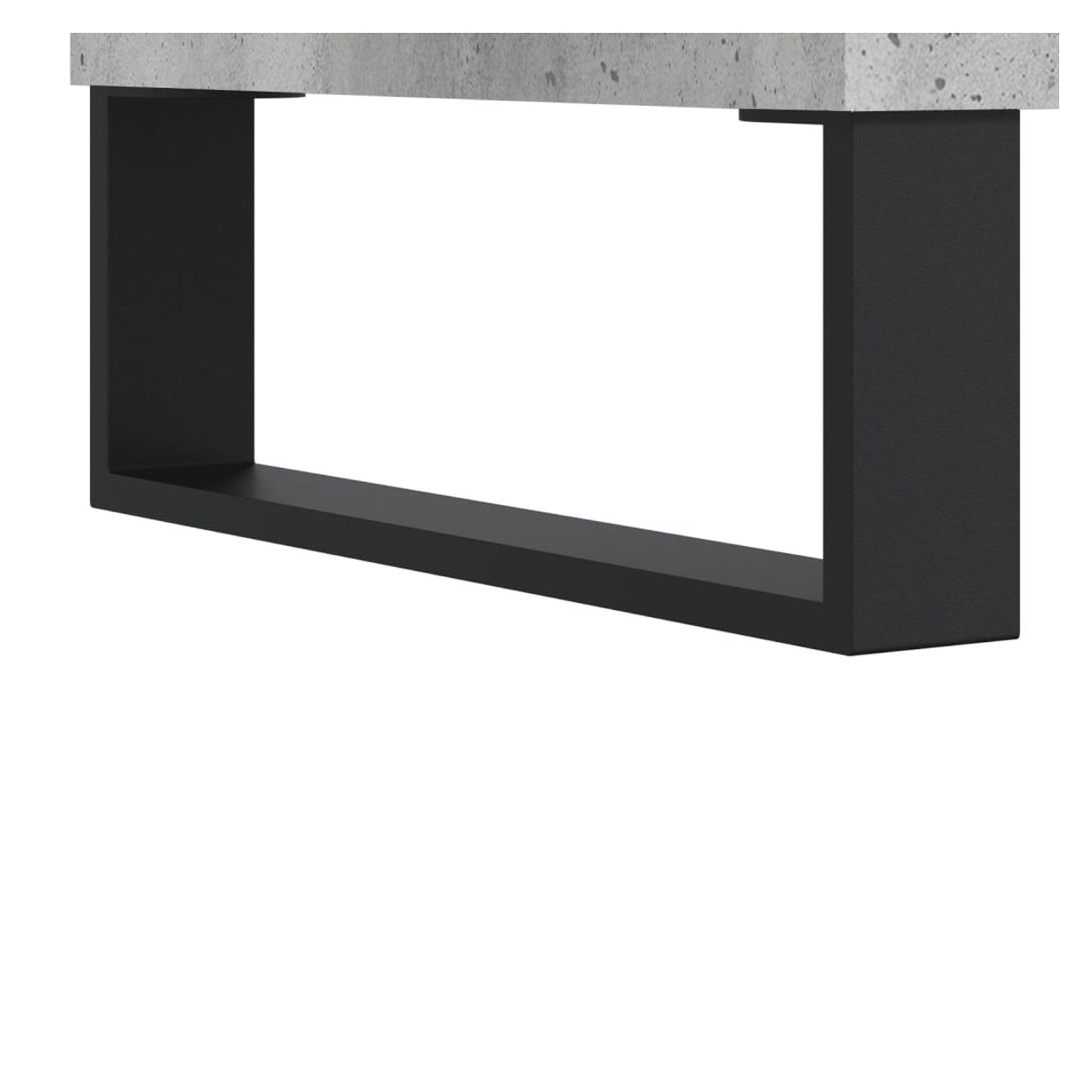 Ormarić, betonsko siva, 34,5x34x90 cm, kompozitno drvo - 11