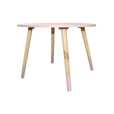 H&S Collection Otroška miza, MDF, roza, 60 cm, višina 41 cm