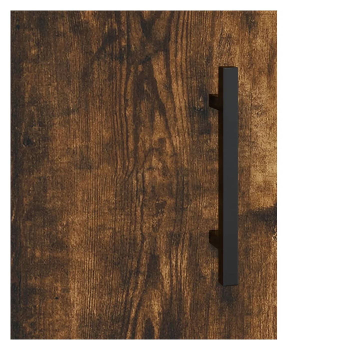 Visoki ormarić, dimljeni hrast, 69,5x34x180 cm, kompozitno drvo - 11