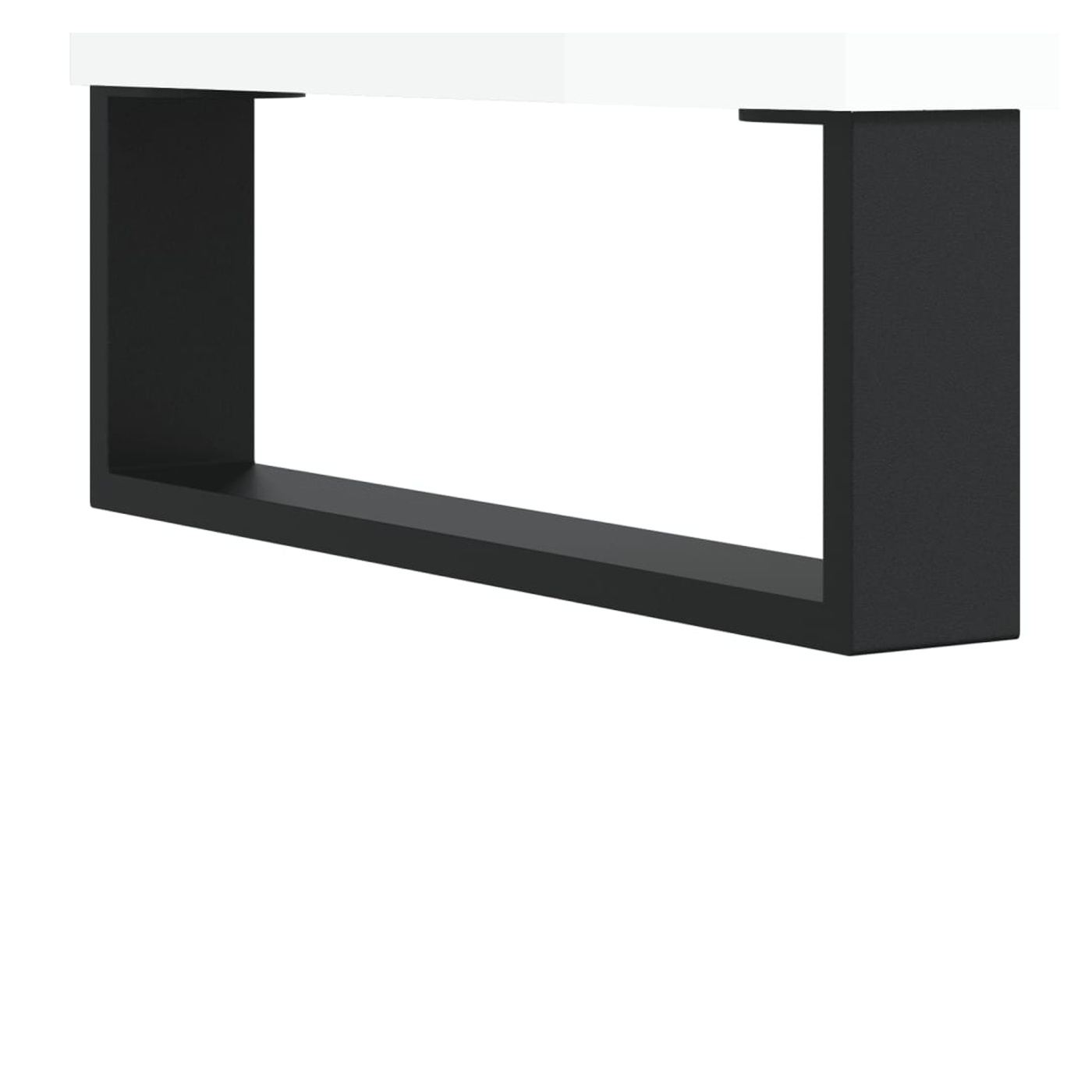 Ormarić, visoki sjaj bijeli, 34,5x34x90 cm, kompozitno drvo - 11