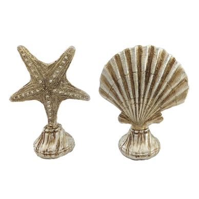 Decoratie set formata din stea de mare si scoica, TD911D