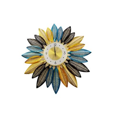 Ceas de perete in forma floare, Gerbera, Silentios, 70 cm,  H930445