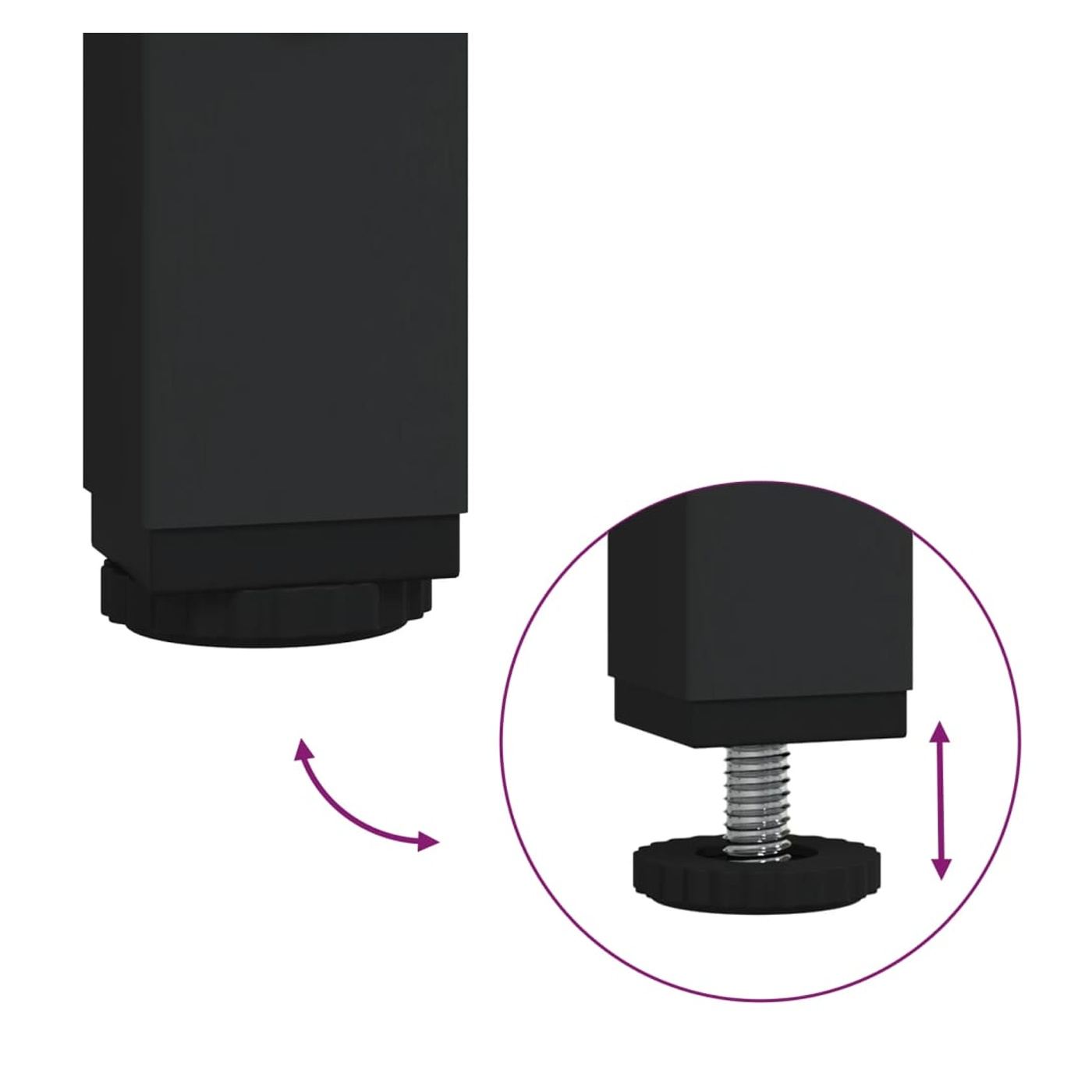 Noćni ormarići, 2 kom., dimljeni hrast, 40x42x60 cm, obrađeno drvo - 11