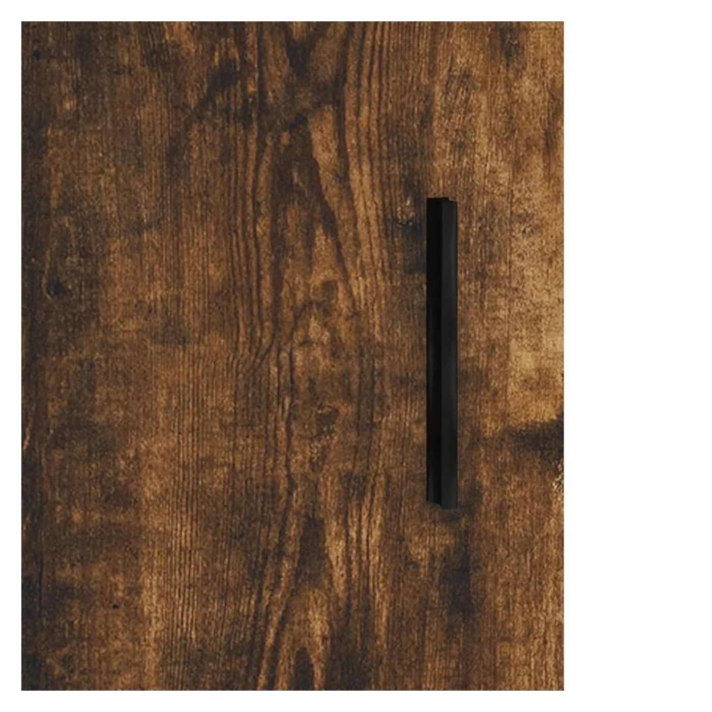 Visoki ormar, dimljeni hrast, 69,5x34x180 cm, kompozitno drvo - 11