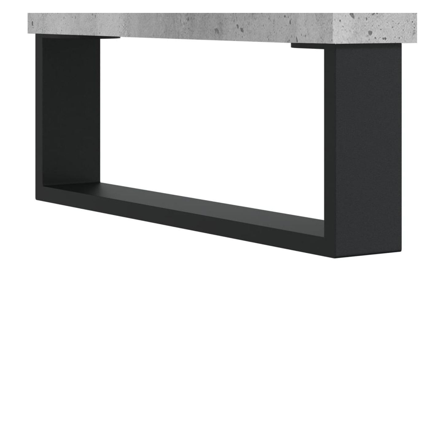 Visoki ormar, betonsko siva, 69,5x34x180 cm, kompozitno drvo - 11