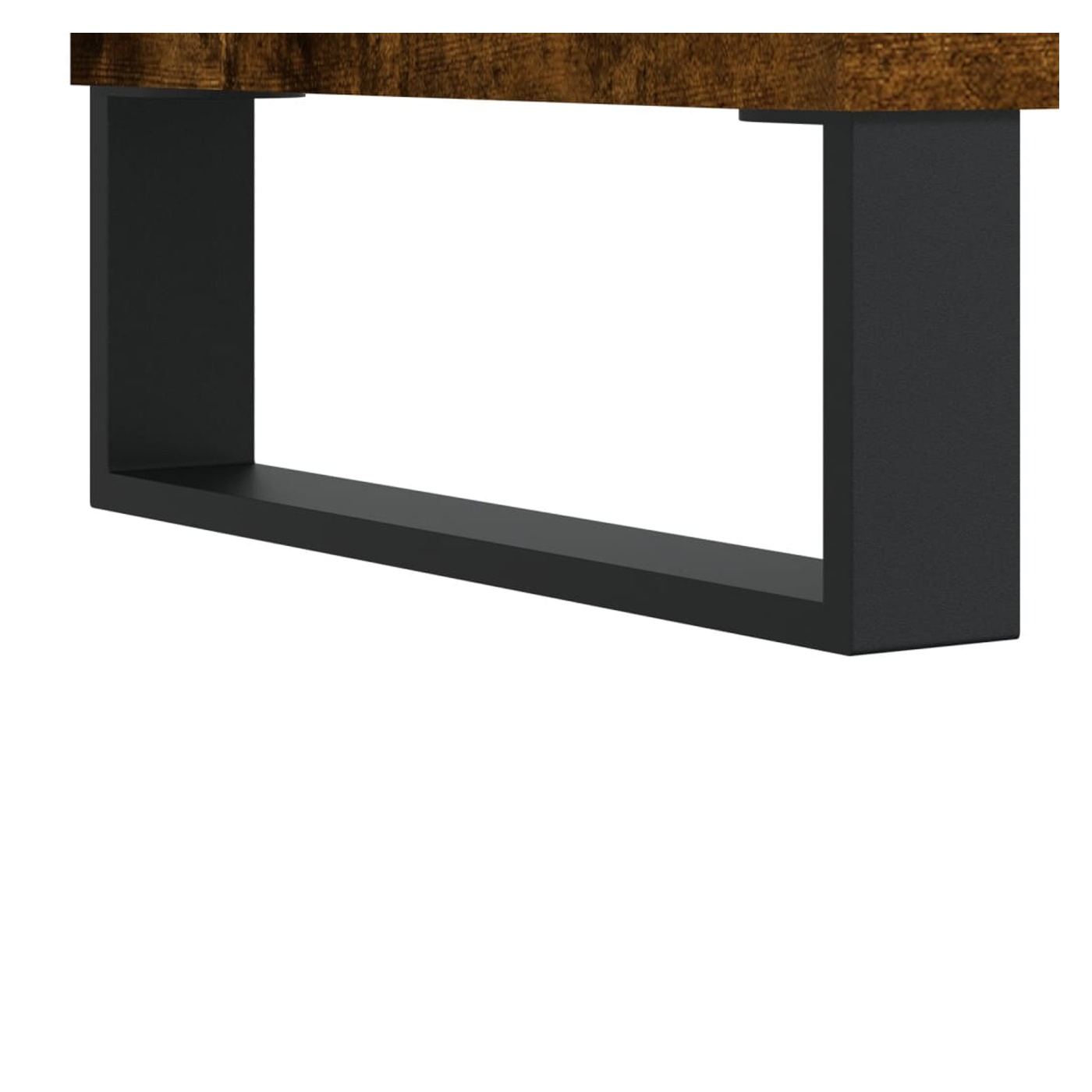 Visoki ormar, dimljeni hrast, 69,5x34x180 cm, kompozitno drvo - 11