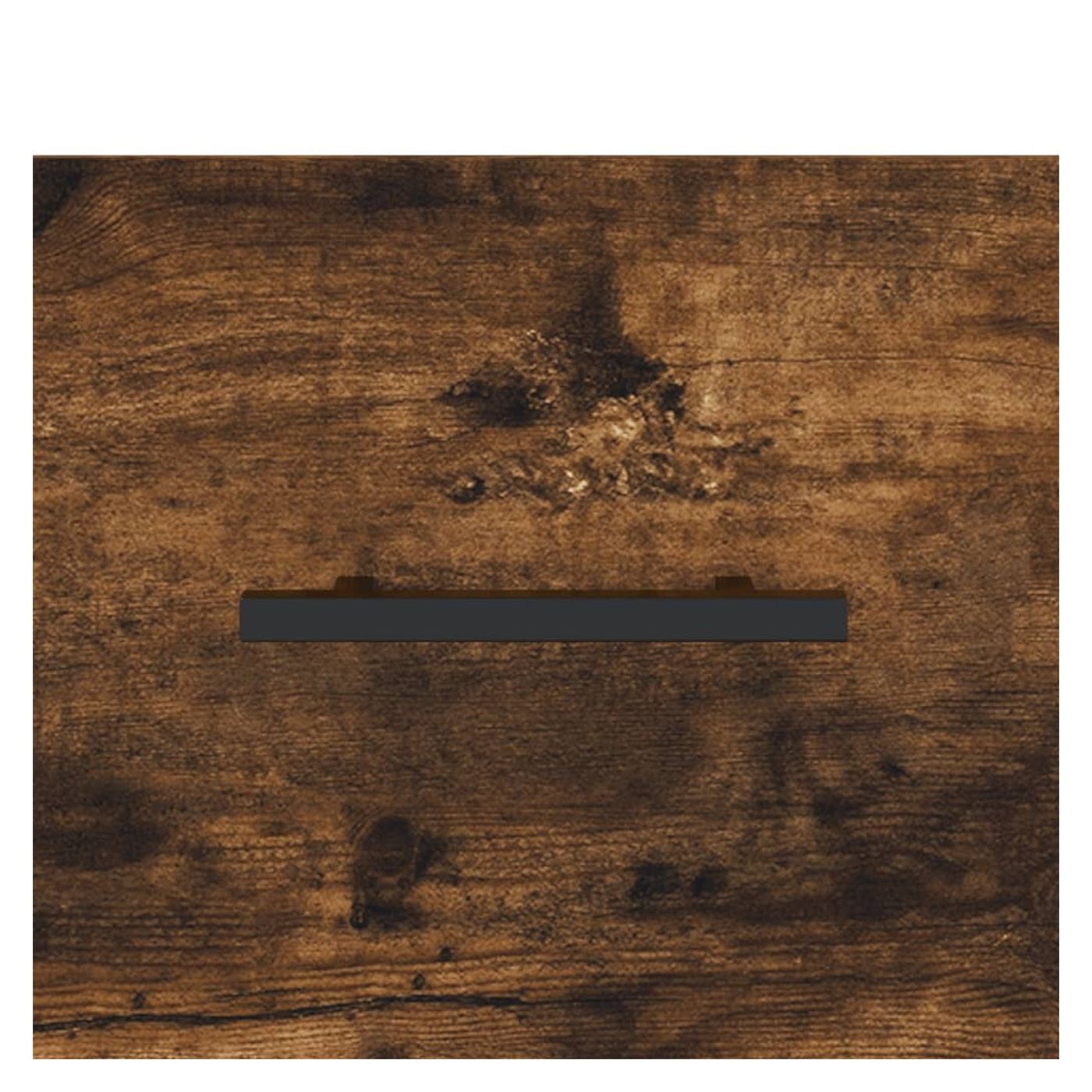 Visoki ormar, dimljeni hrast, 69,5x34x180 cm, kompozitno drvo - 11