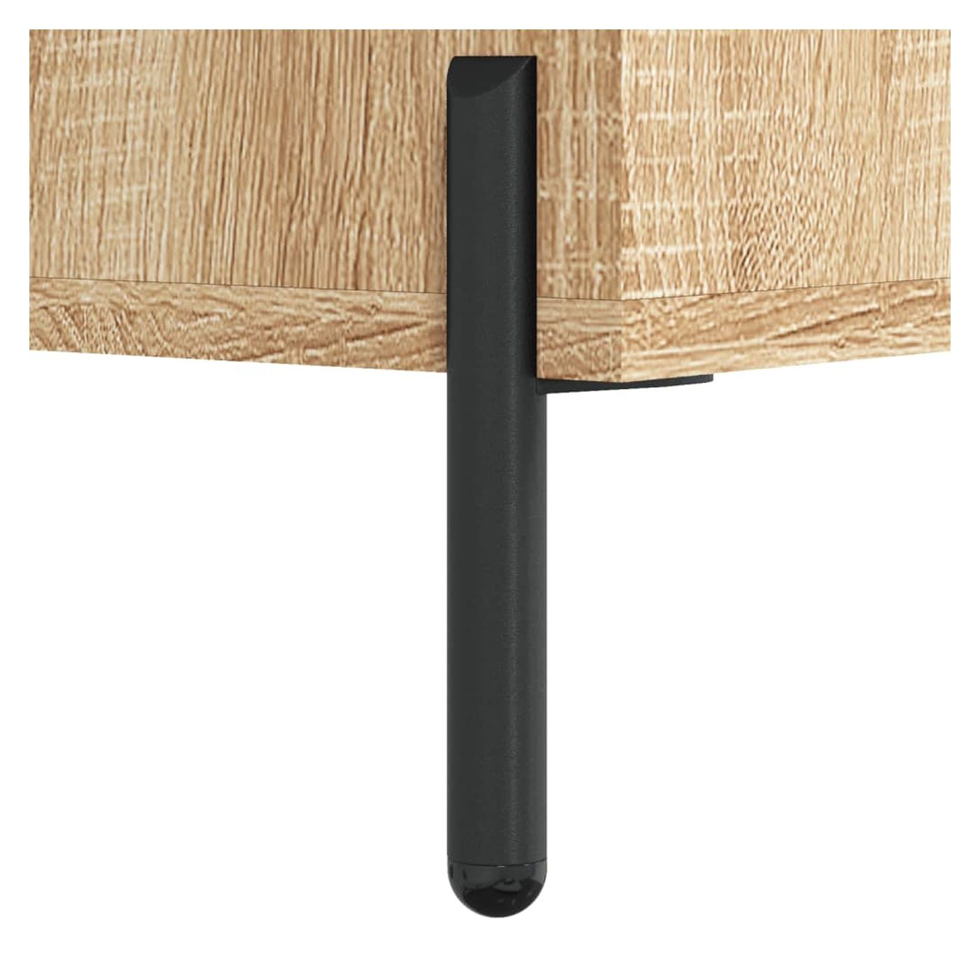 Komoda, boja hrasta sonoma, 69,5x34x90 cm, konstruirano drvo - 11