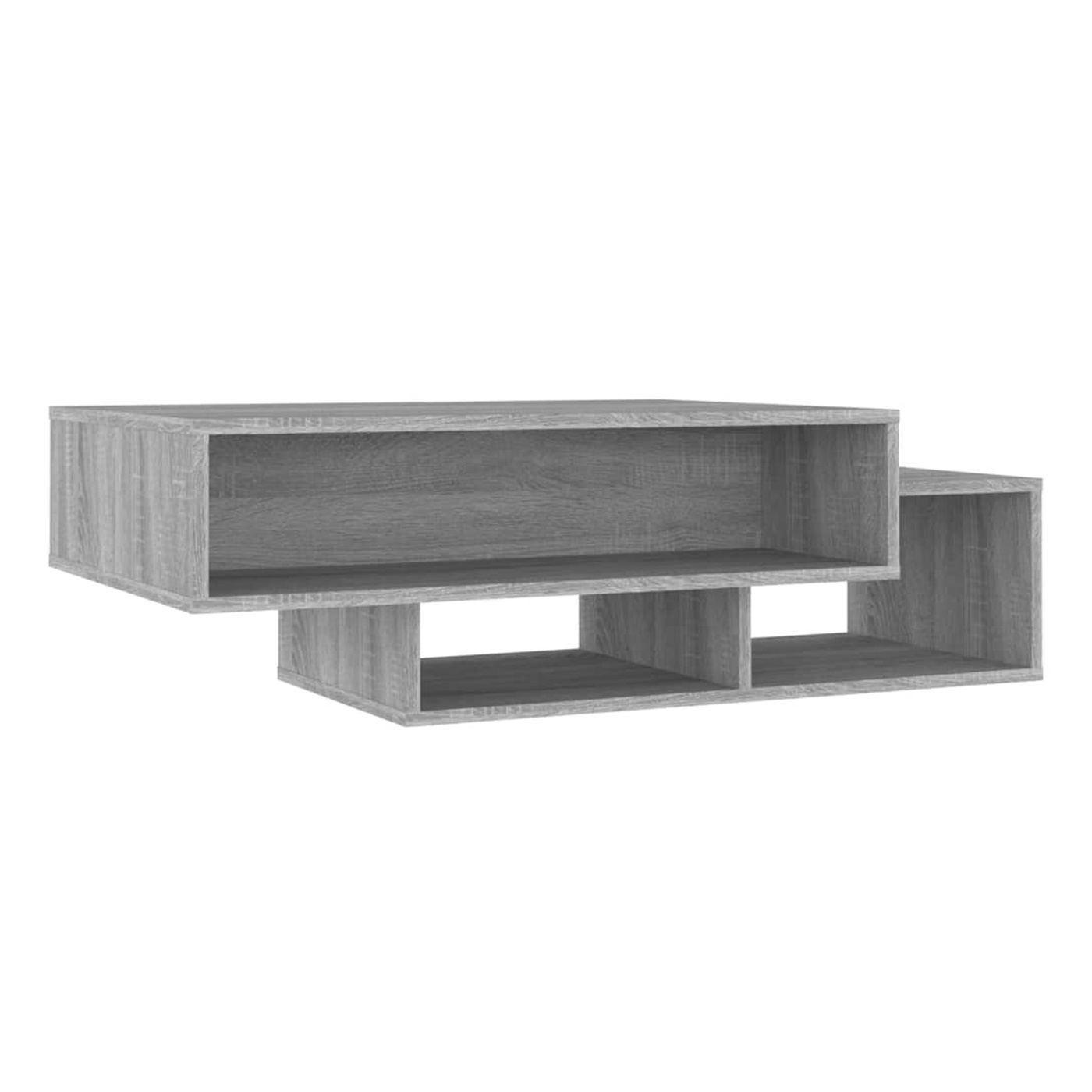 Măsuță de cafea, gri sonoma, 105x55x32 cm, lemn prelucrat - 2