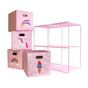 Dulap modular 2 rafturi și 4 cutii depozitare Unicorn thumbnail 3