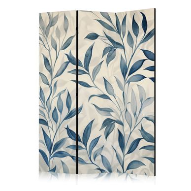Paravan - Leaves in Blue Colors - 135 x 172 cm