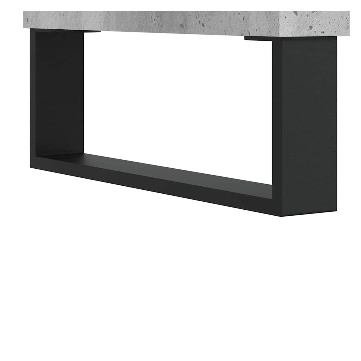 Ostavite, betonsko siva, 69,5x34x90 cm, konstruirano drvo - 11