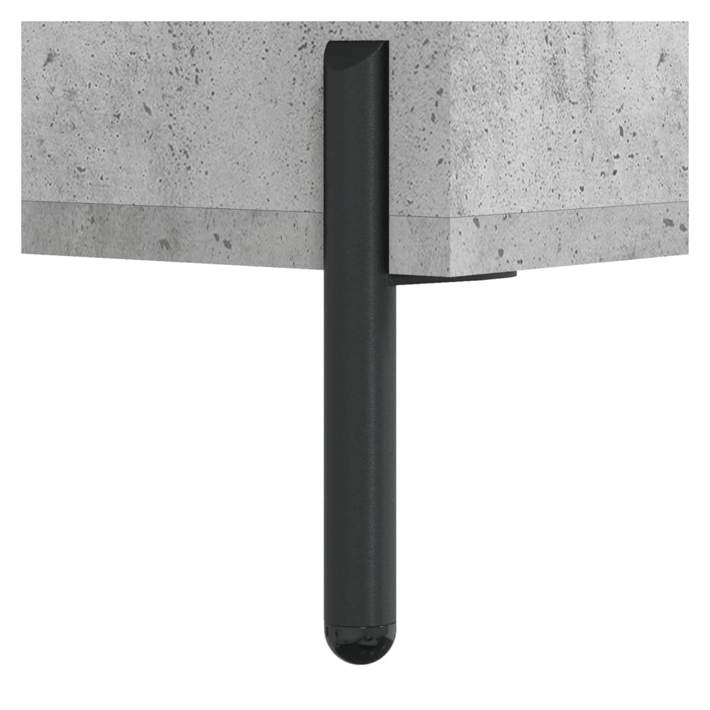 Visoki ormarić, betonsko siva, 34,5x34x180 cm, konstruirano drvo - 11