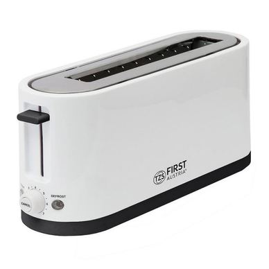 Τοστερ ψωμιού First Austria FA-5368-4, 900W, Απόψυξη, 38 εκ., Λευκό