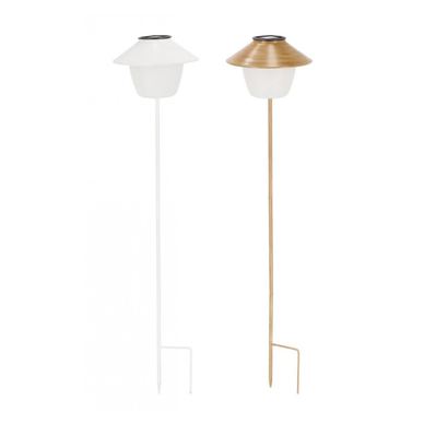 Set od 2 solarne lampe Klara od čelika 18x78 cm