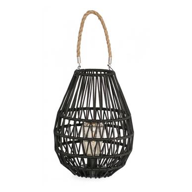 Nikhita Crna Solarna Lampa od Čelika 21,5x28,5-44 cm