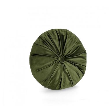 Set 2 perne catifea verde olive Artemis 40 cm