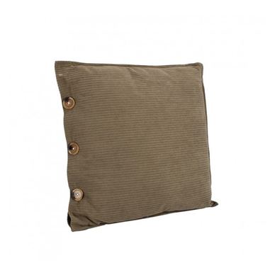 Set 2 perne decorative textil verde olive Ellis 45x45 cm