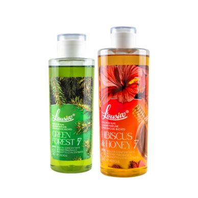 Προωθητικό σετ L’ousia Autumn Comfort 400g + 200g – Ιβίσκος & Μέλι, Πράσινο Δάσος, συμπυκνωμένο αποσμητικό ρούχων, με μακρά διάρ
