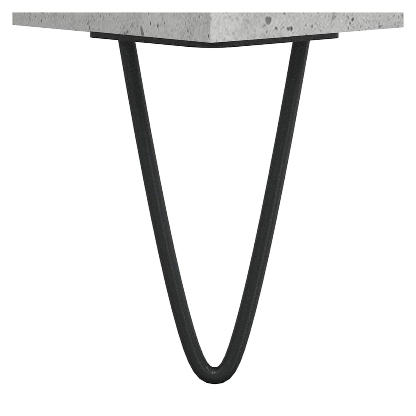 Visoki ormar, betonsko siva, 69,5x34x180 cm, kompozitno drvo - 11