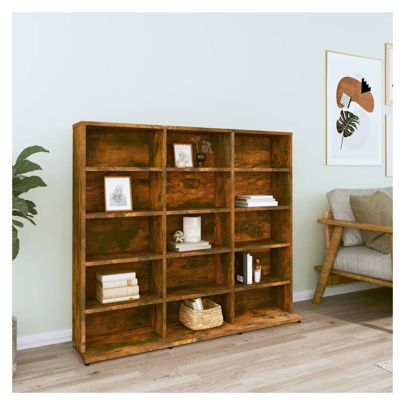 CD omara, dimenzije 102x23x89,5 cm, obdelano leseno - 17