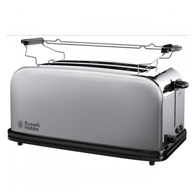 Τοστιέρα Russell Hobbs Adventure Oxford 21396-56, 1200W, 2 φέτες, 1 υποδοχή, 6 επίπεδα ψησίματος, Δίσκος για ψίχουλα, Inox