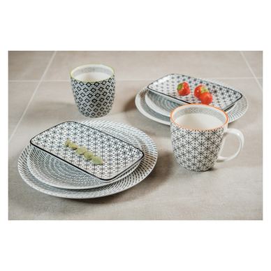 Retro star 8-dijelni set modernog dizajna od porculana za 2 osobe