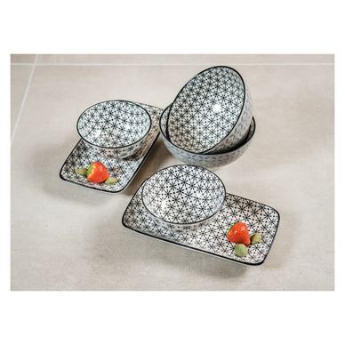 Retro star 6-dijelni set modernog dizajna od porculana za 2 osobe