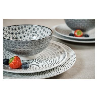 Retro star 6-delni komplet jedilnega pribora iz porcelana za 2 osebi
